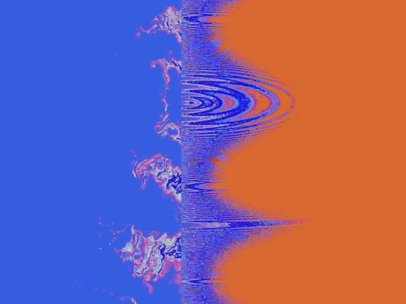 hellblauorangemauer