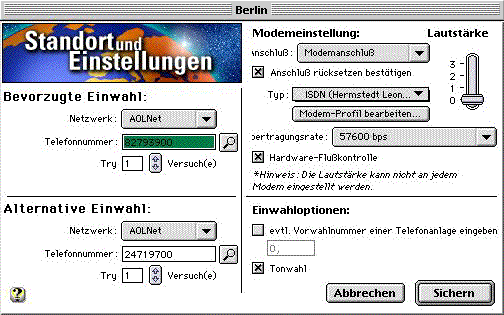Einstellungen